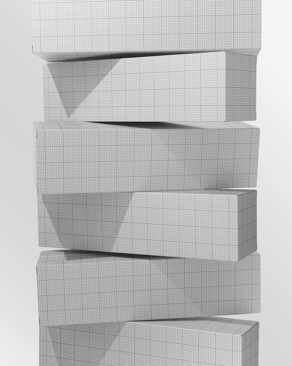 Stack Boxes Mockup
