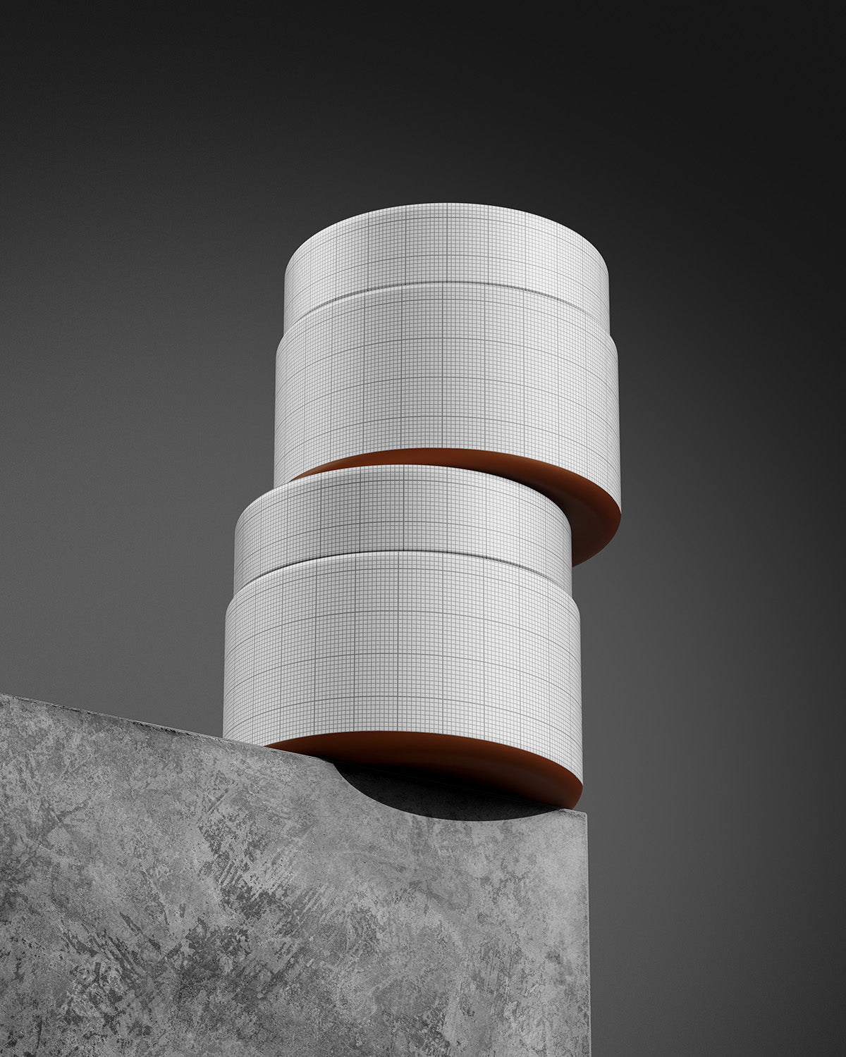 Jars Mockup with a dark background