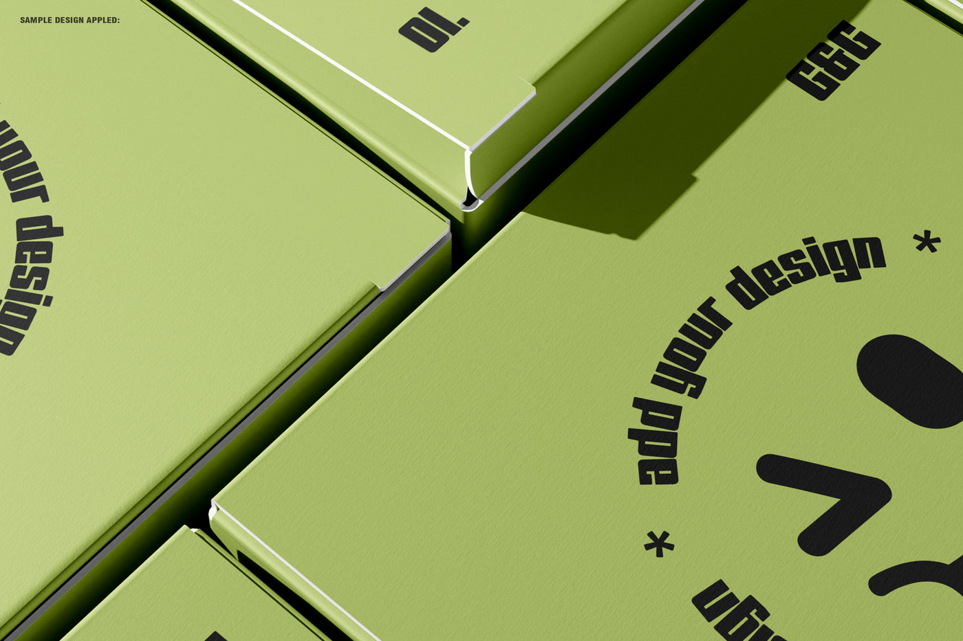 Macro close-up shot of intersecting box edges showcasing detailed print texture and precision of the box folds.