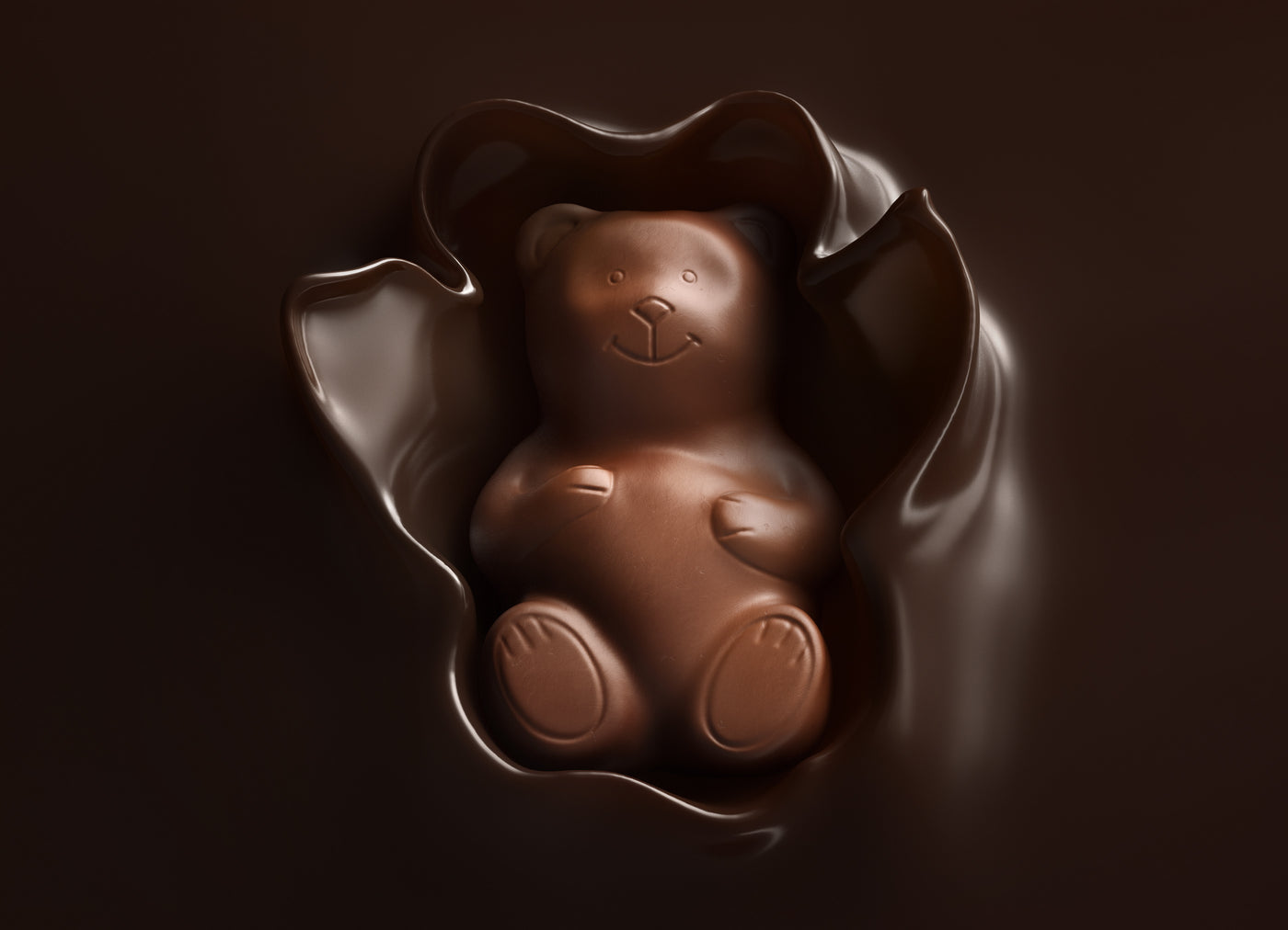 CGI Chocolate Bear