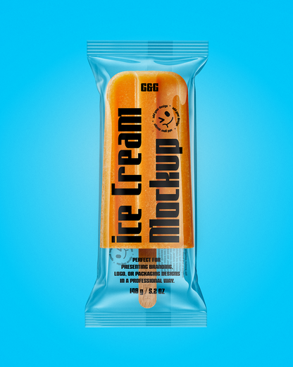 Ice Cream Bar Mockup