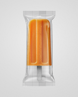 Ice Cream Bar Mockup on a light gray background