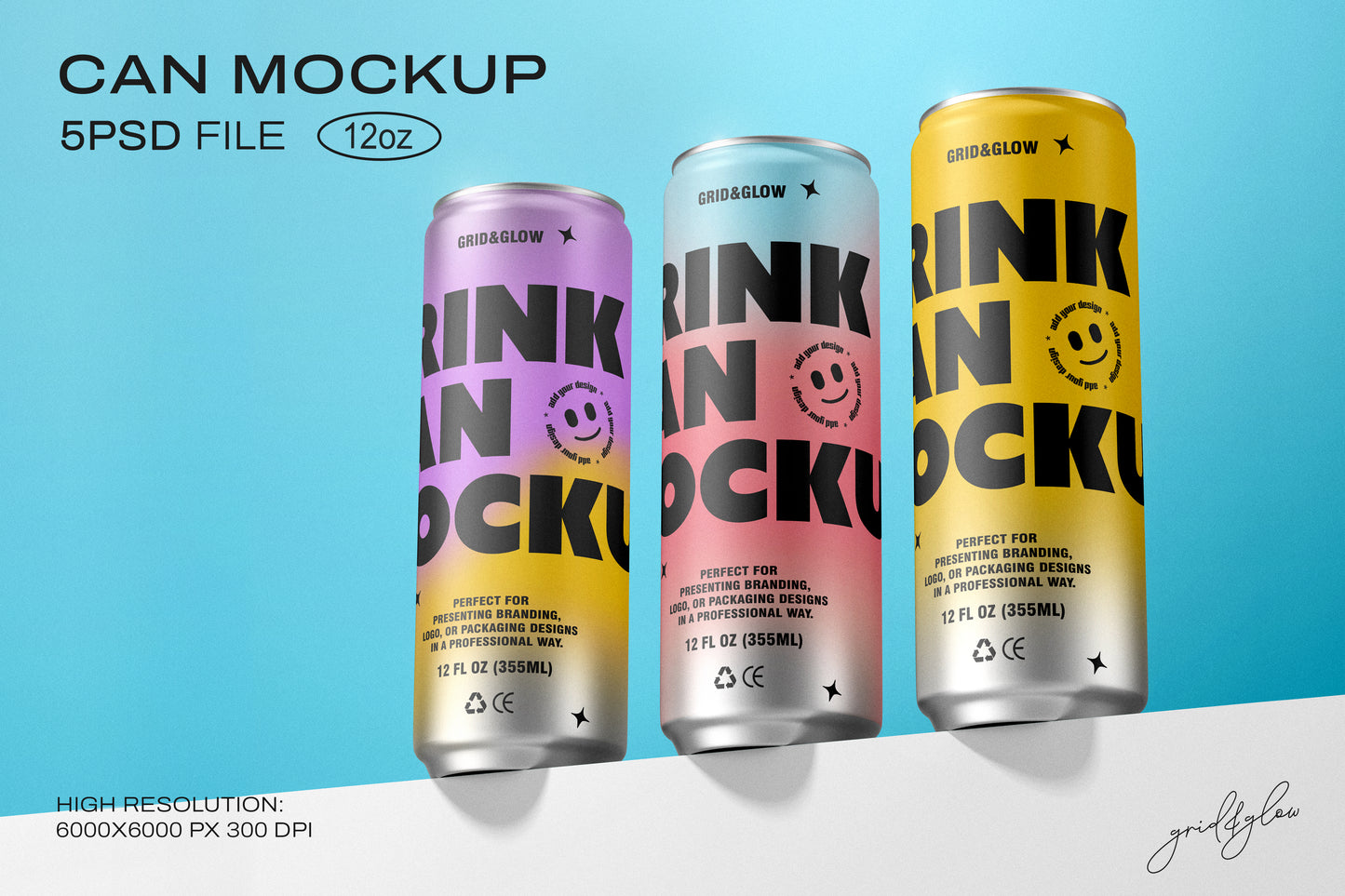 Drink Sleek Can - 12oz / 355ml