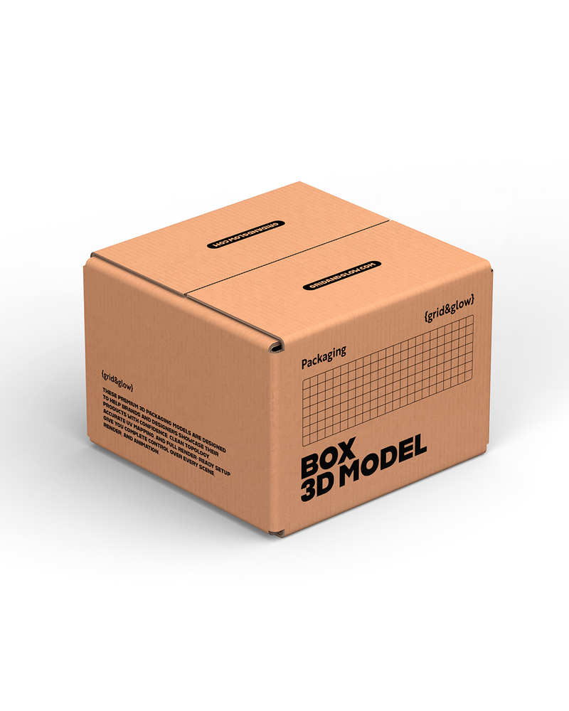 Box 3D Model C-C04