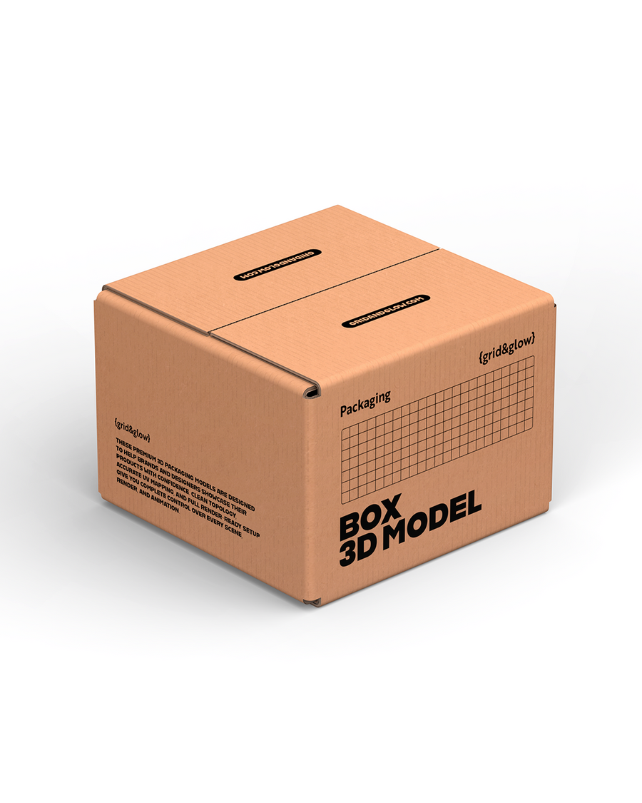 Box 3D Model C-C04