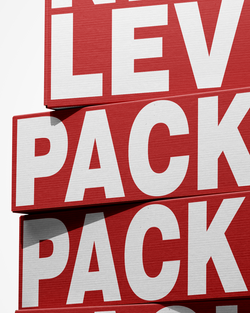 Boxes Mockup – Stacked View on a white background