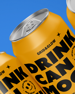 Drink Can Mockup – Floating Scene Macro Scene