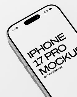 FREE iPhone 17 Pro Mockup on a white background