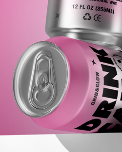 Drink Can Mockup - 12oz / 355ml on a white background
