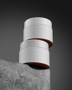 Jars Mockup with a dark background