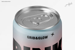 Drink Sleek Can - 12oz / 355ml on a gradient background