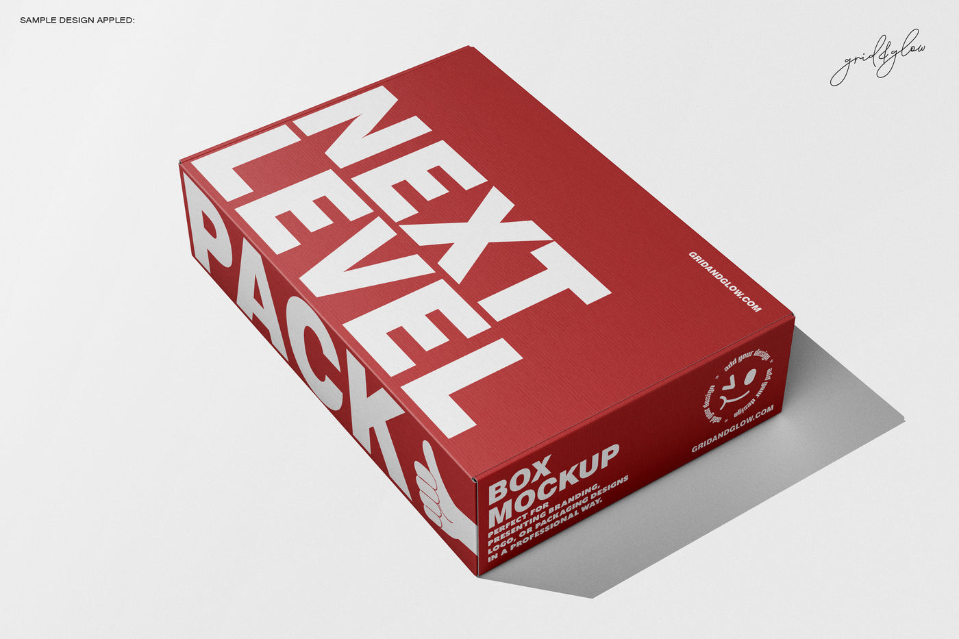 Red box with 'Next Level Pack' text on a white background