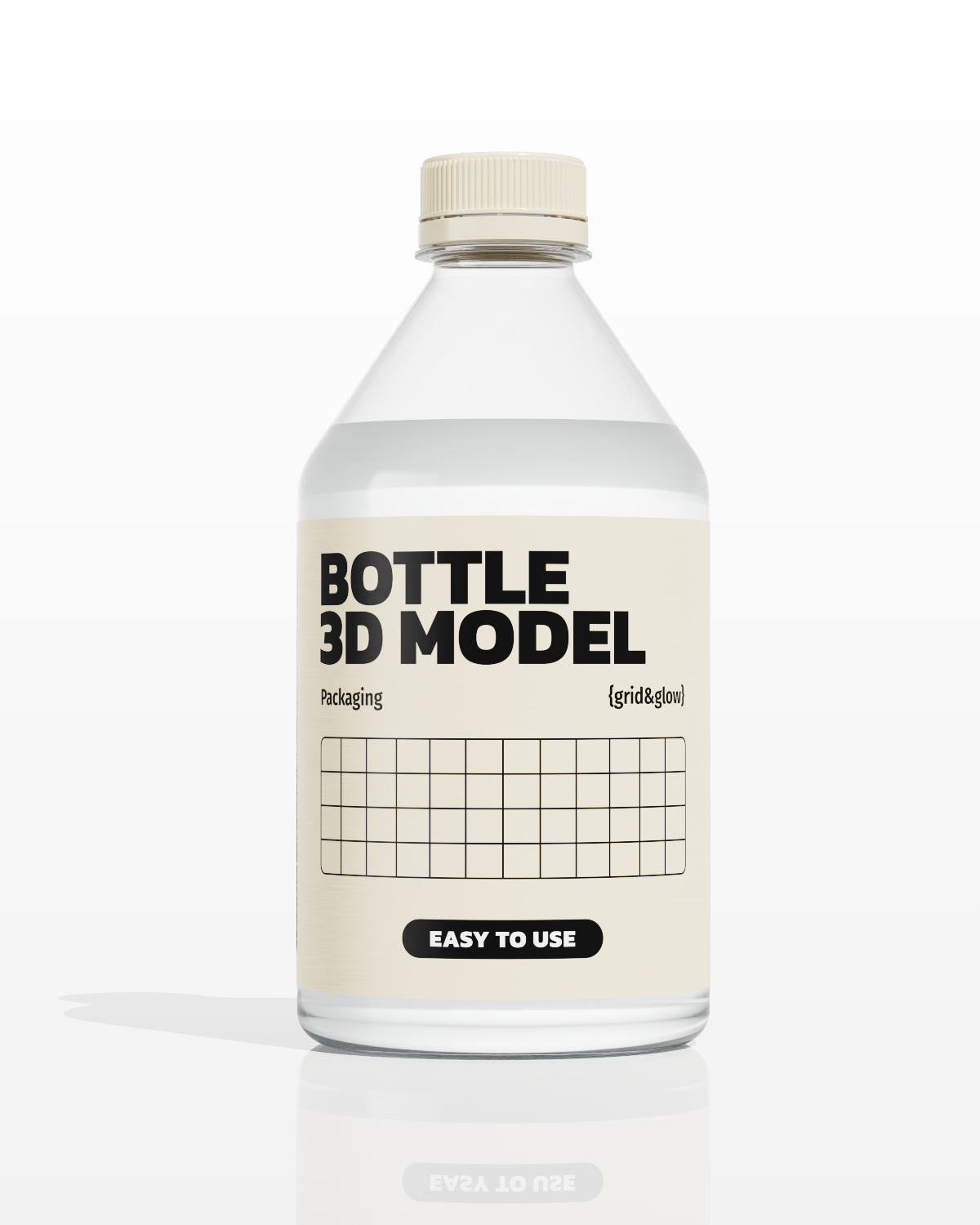 Water r-PET Bottle 500 ml